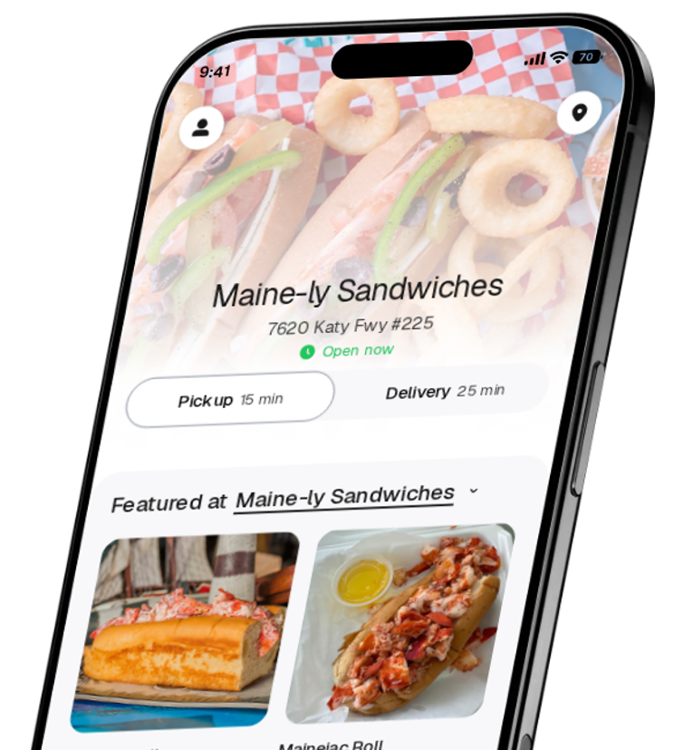 Maine-ly Sandwiches app preview